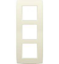 Plaque de recouvrement triple hor et vert *71 