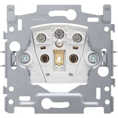 Prise de courant +terre / BLANC