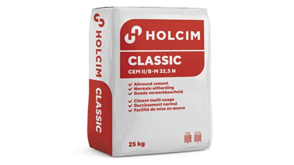 Ciment Holcim 25 kg sac plastique 