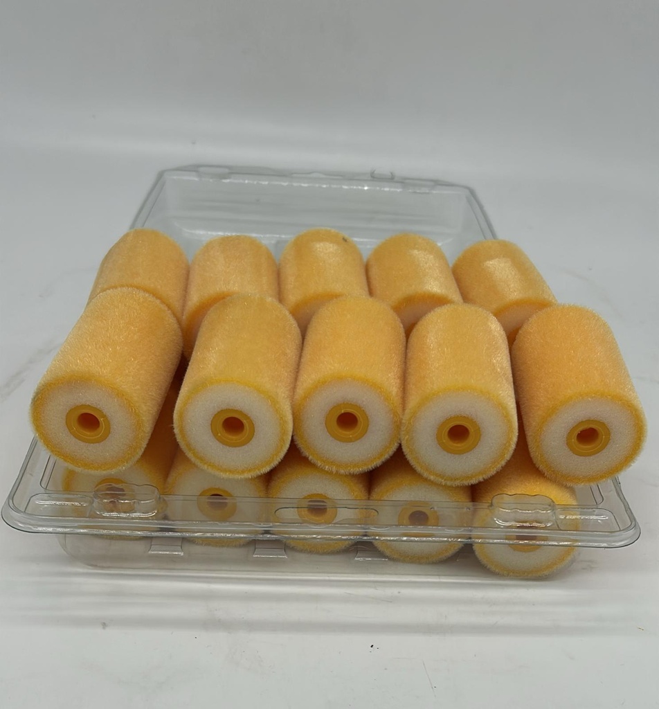 Manchon velours orange 5cm