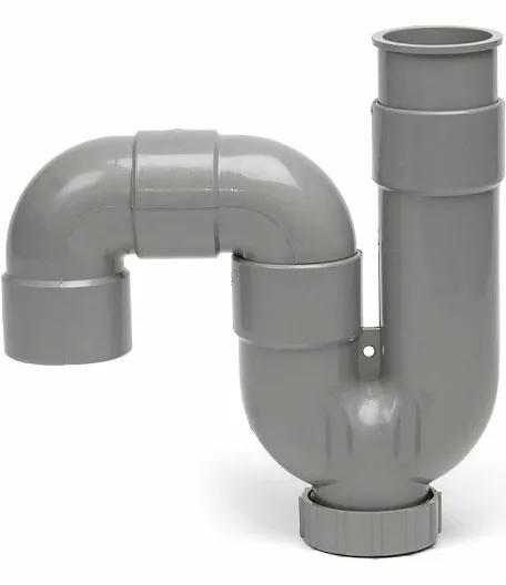 PVC        50 Siphon à coller gris