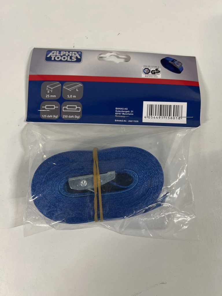 Petite sangle bleue 5m - 200kg 