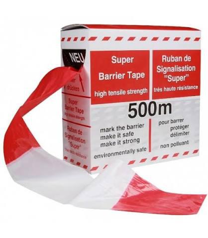 Rubalise 500x80mm rouge blanc