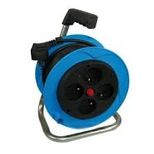 ENROULEUR DE CABLE PROFESIONNEL 25m                                        - 4prises IP44, 3G2.5, 220V
