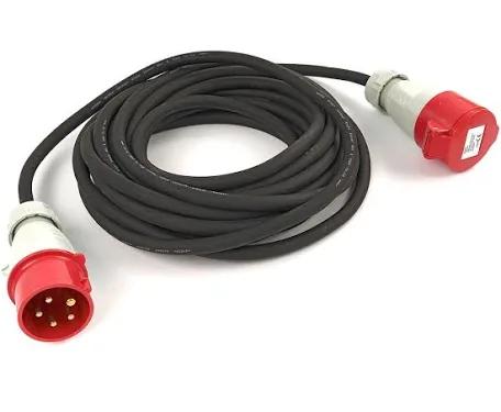 Rallonge triphasé rouge 32a