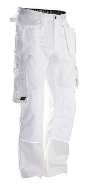 Pantalon blanc peintre - Taille 44 à 66