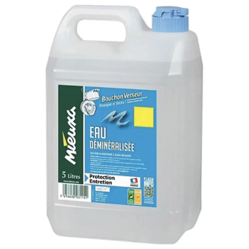 EAU DEMINERALISE (à la pièce = 1*5L)