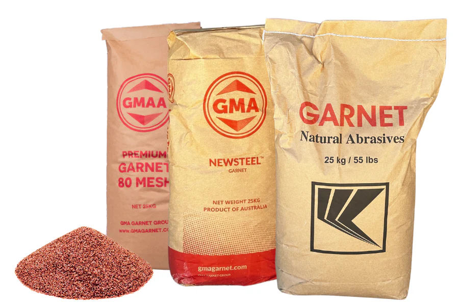 GARNET 120MESH (à la pièce = 1SAC DE 25KG)