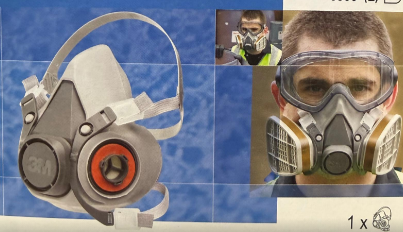 DEMI MASQUE 3M (à la pièce)