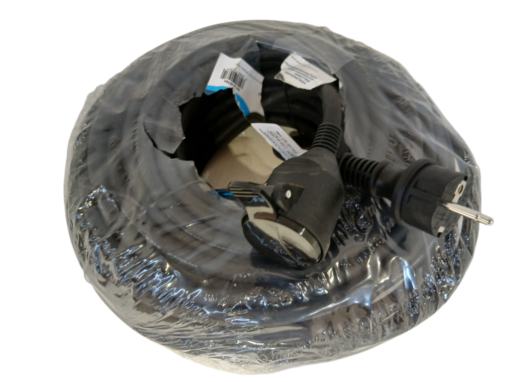 RALLONGE LIBRE - PRISE AVEC CLAME 25 M - 3x2.5mm2