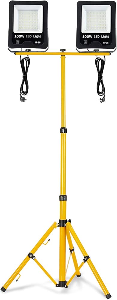 PROJECTEUR DOUBLE PHARES SUR PIEDS ECO TWIN 3400