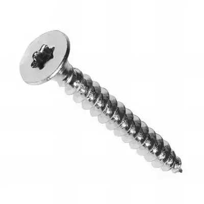 VIS BOIS T.F PZ2 ACIER BICHRO.F.P 4X40 (boite 100 pces)