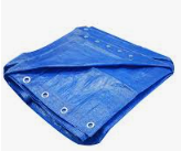 BACHE PE 240G/M2 4M X 6M BLEU