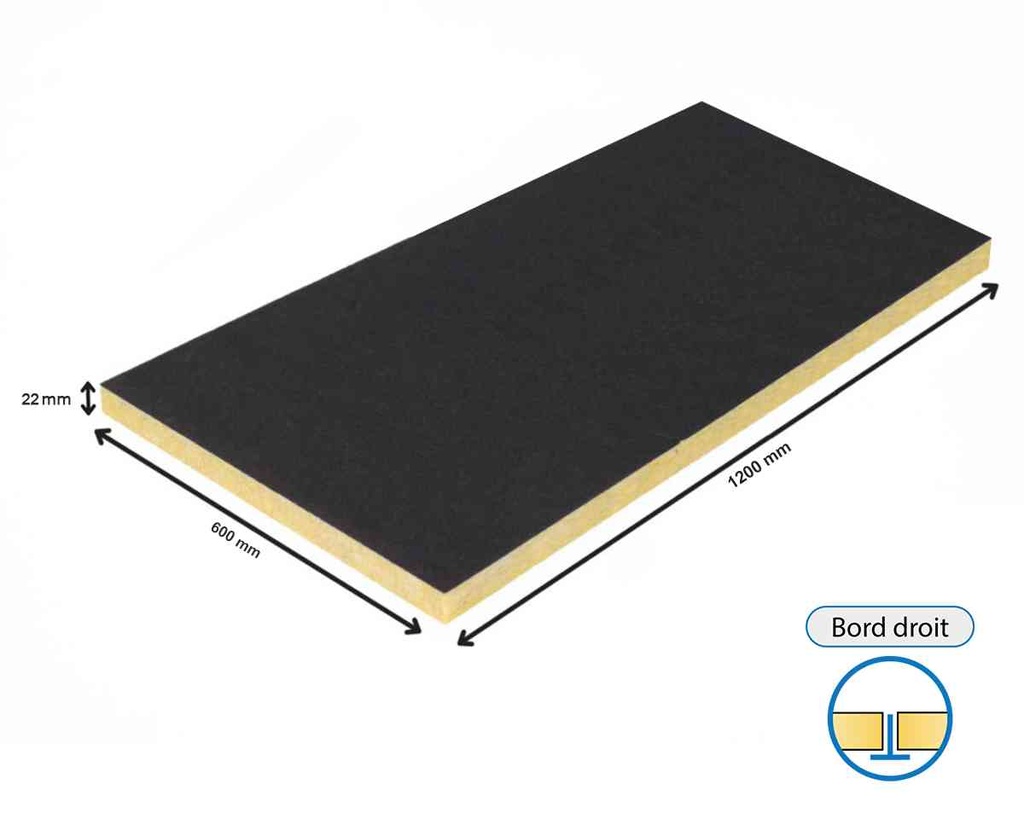 DALLES ROCKFOND ACOUSTIC 120X60X22