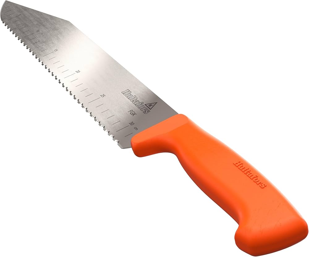 Couteau cranté - denture 1 mm - 30CM