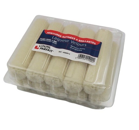 Mini-Manchon Laqueur Velours 4mm - 110mm 4550510 (à la pièce)