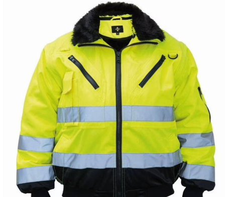 VESTE HIVER YELLOW/NAVY COURTE - XXXL (à la pièce)