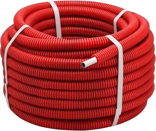 [38-1-051] Tuyau 16 manteau rouge 100m