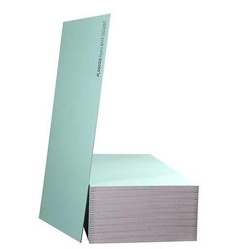 [38-3-022] Plaque de platre (260x120) - ép 13 mm Hydro / 3,12 m² 