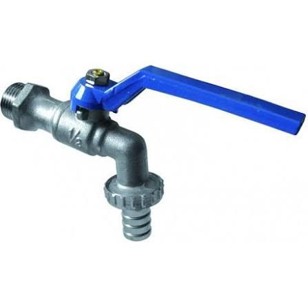 [38-12-050] Robinet double service 1/2 bleu