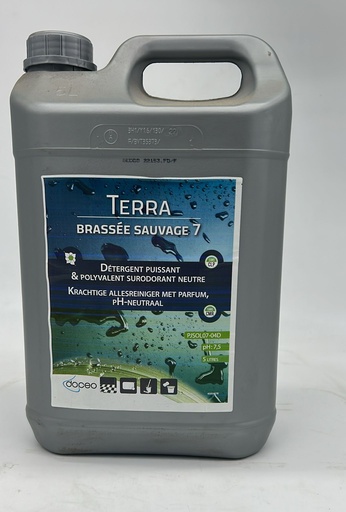 [42-02-374] TERRA BRASSEE SAUVAGE 7 - détergent puissant & polyvalent surodorant neutre - 5lit