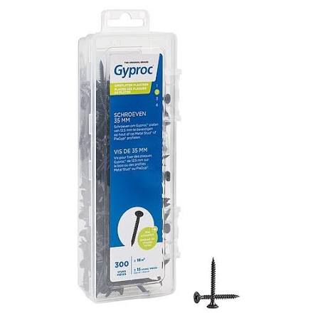 [38-11-063] Vis Gyproc noir 3,5x35 - boite de 1000
