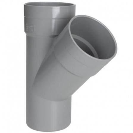 [38-10-095] PVC        40 Y de 45° MFF