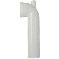 [38-10-132] PVC        80 Pipe WC coudée longue 80 + piquage 40mm