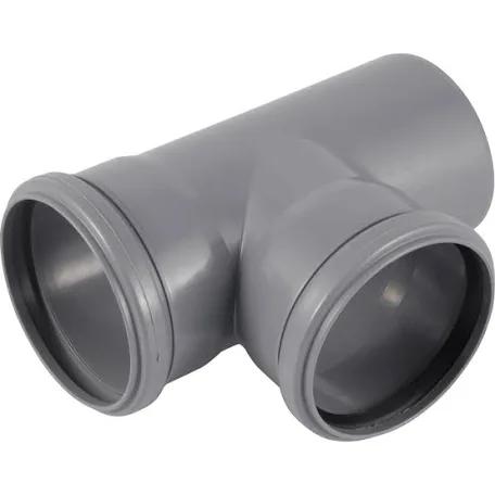 [38-10-003] PVC       110mm - T de 90° mf 