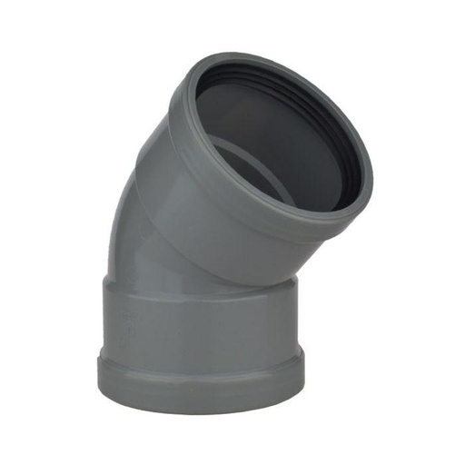 [38-10-004] PVC      110mm - coude 45° mf