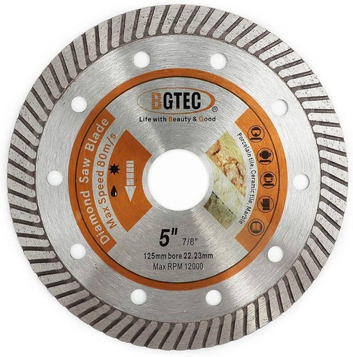 [38-11-164] Disque diamant extra-fin Turbo Céram 125x10x1,4mm