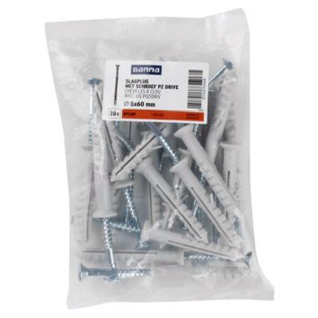 [38-11-043] Cheville à clouer 8X60/13 NYLON VZK - boîte de 100