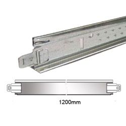 [38-3-123] Plafond resille / Entretoise blanc 1200x24x38mm