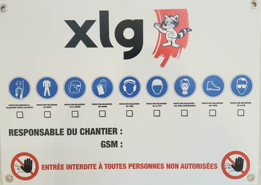 [CHA-14-3-002] PANNEAU DE CHANTIER