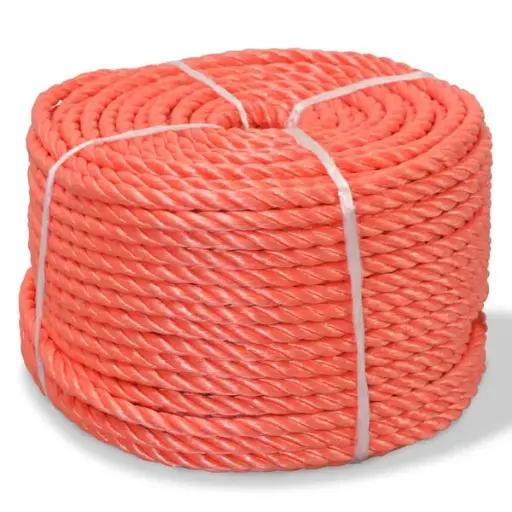 [CHA-14-4-002] CORDE POLYPROPYLENE ORANGE - 12MM (au mètre)