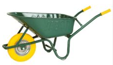 [CHA-22-1-013] BROUETTE DE CONSTRUTION  ROUE INCREVABLE