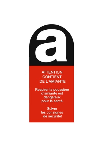 [CHA-28-4-026] PICTOGRAMME AMIANTE