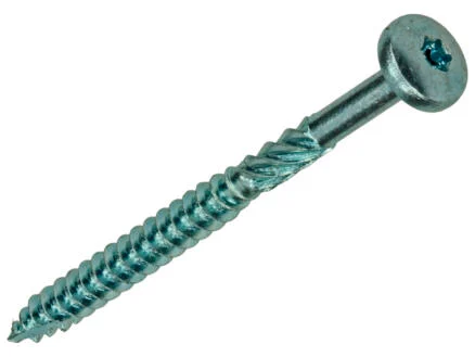 [CHA-34-1-009] VIS BOIS T.F PZ2 ACIER BICHRO.F.P 6X80 (boite 100 pces)