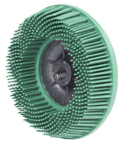 [CHA-30-1-010] BROSSE NET POUR MEL D'ANGL BRISTLE DISC VERT P50 DIAM125