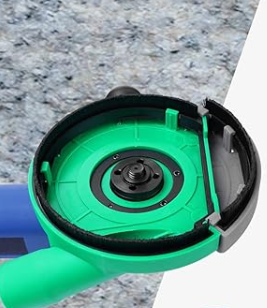 [CHA-30-1-023] CARTER DE PROTECTION POUR ASPIRATION 115/125 MM - vert/noir