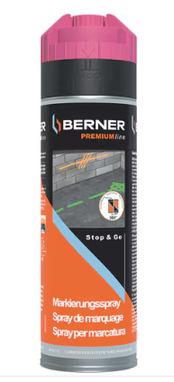 [CHA-10-1-046] SPRAY DE MARQUAGE ROSE (à la pièce)